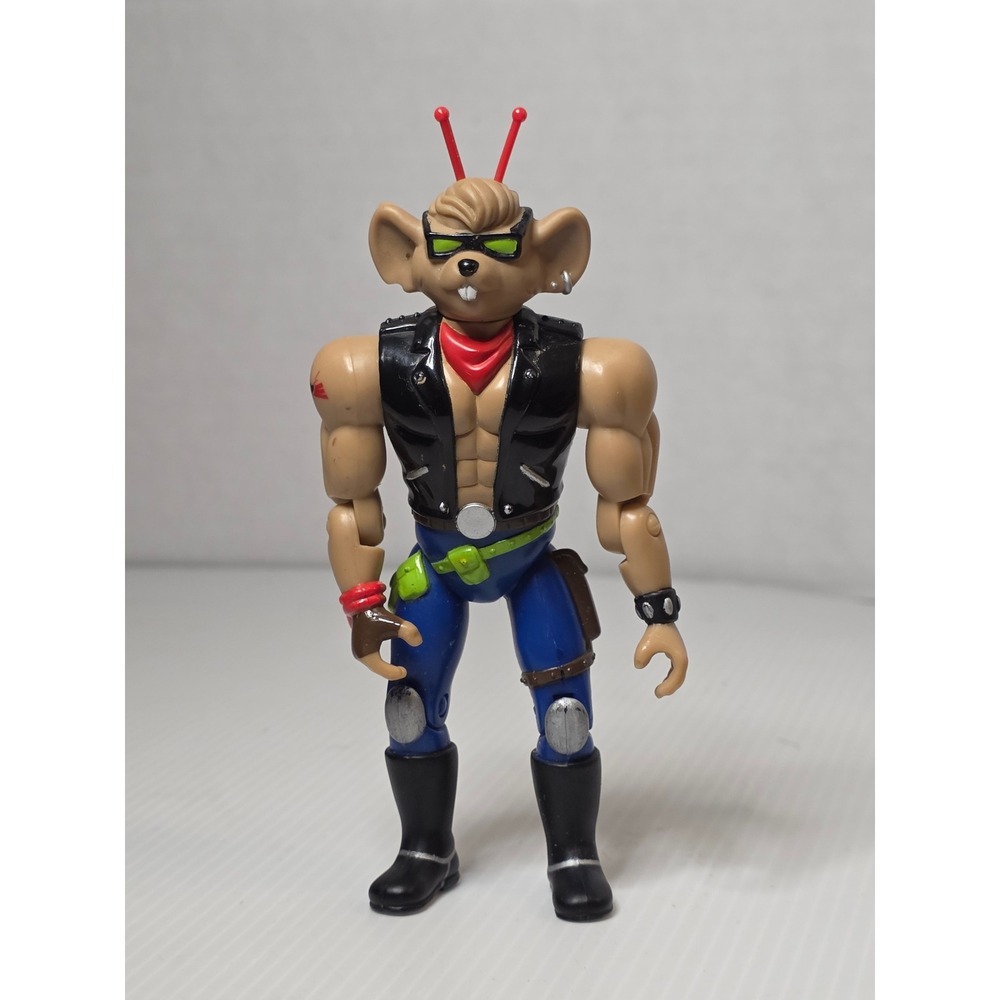Galoob Biker Mice from Mars Throttle 5" Tan Fair 1993 Action Figure